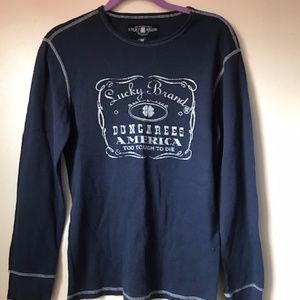mens Lucky Brand long sleeve shirt